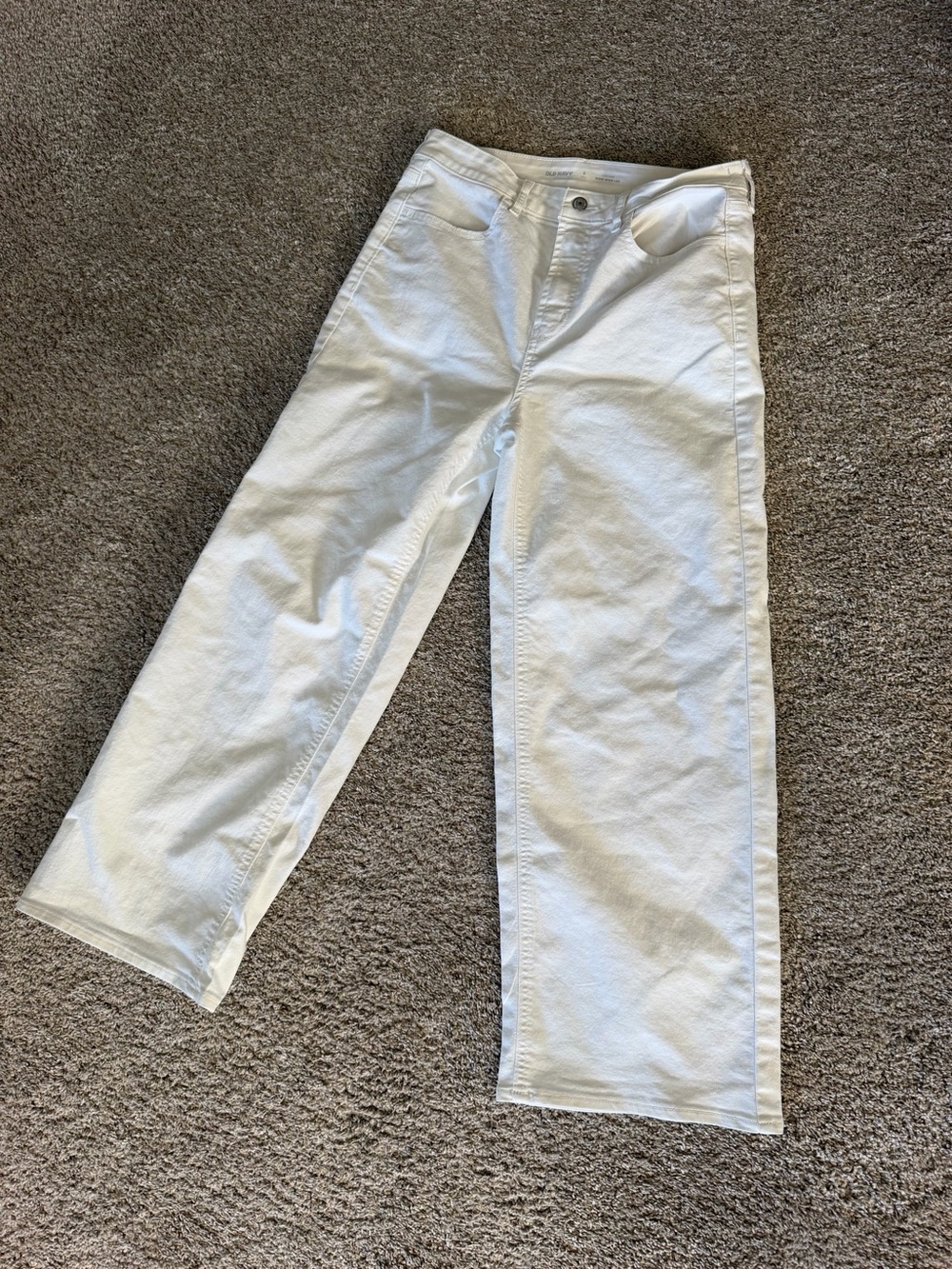 Old Navy Women’s White Wide-Leg Jeans